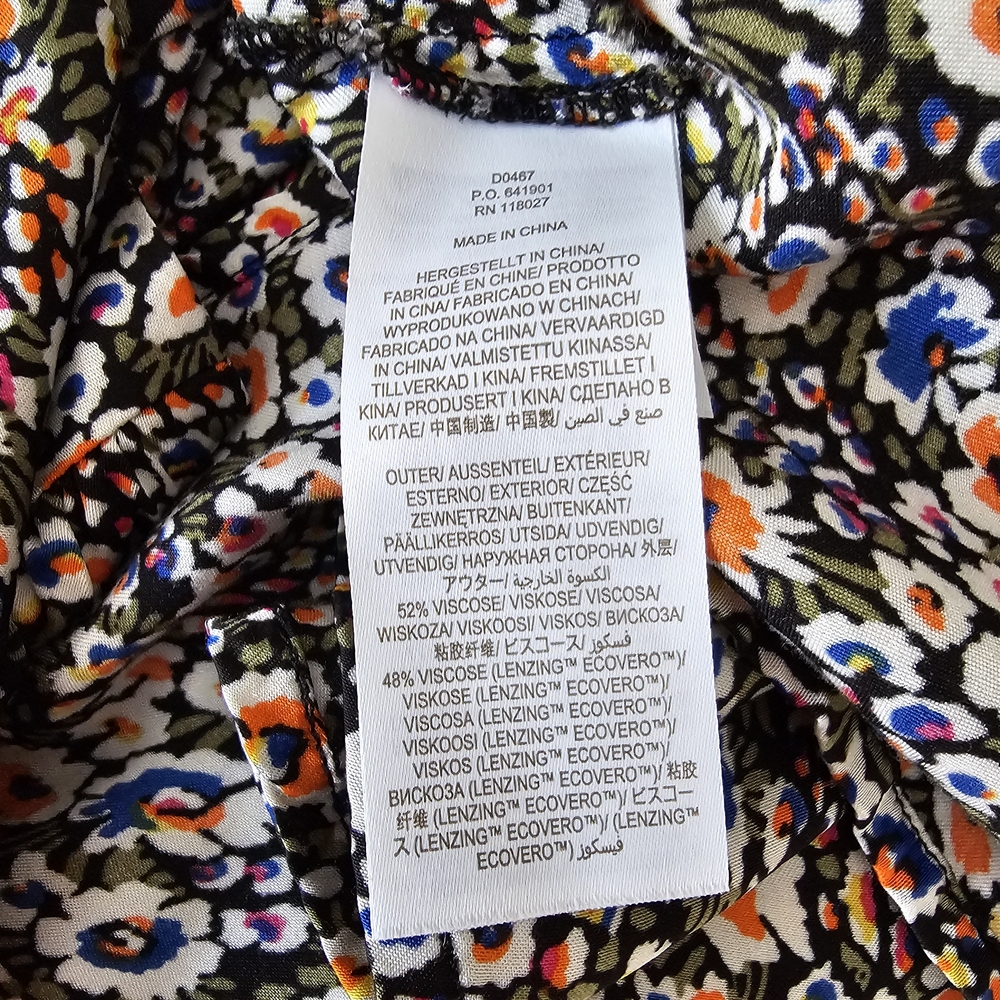 BODEN Black Floral Midi Dress - Picture 9 of 9